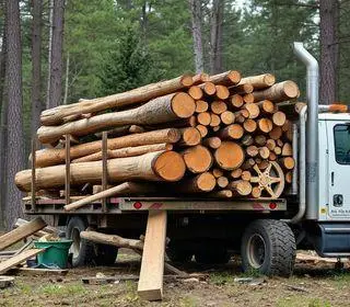 carga ilegal de madeira
