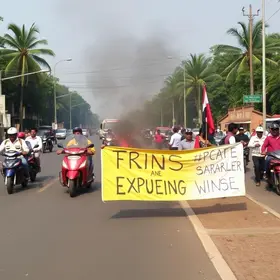 protesto por despejo