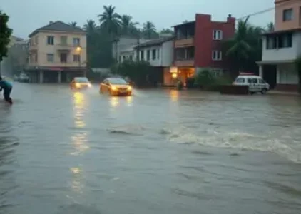 chuva forte provoca alagamentos em Marabá