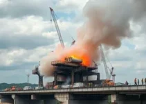 implosão das pontes do Itacaiunas