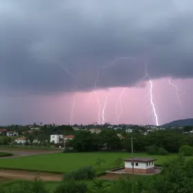 dia de tempestades em Marabá