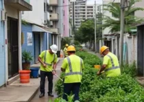 SSAM equipes de roço e limpeza urbana
