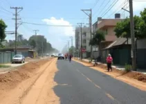 asfalto novo