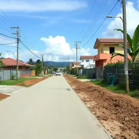 Pavimentação em concreto
